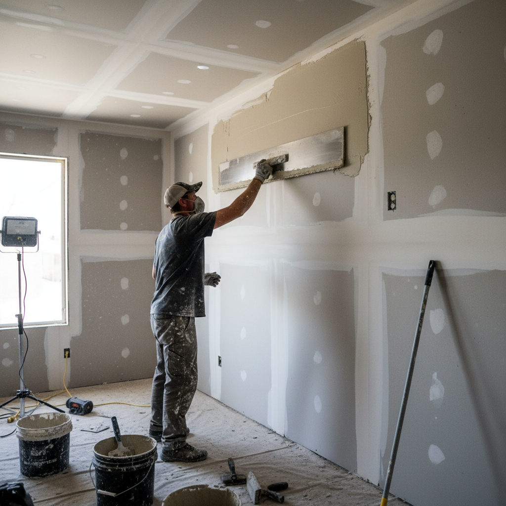 Drywall — Install, Tape & Finish