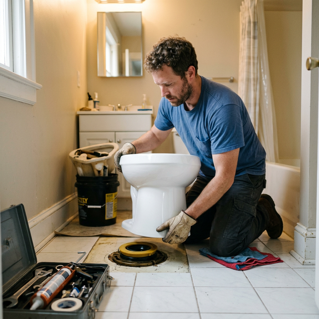 Replace a Toilet