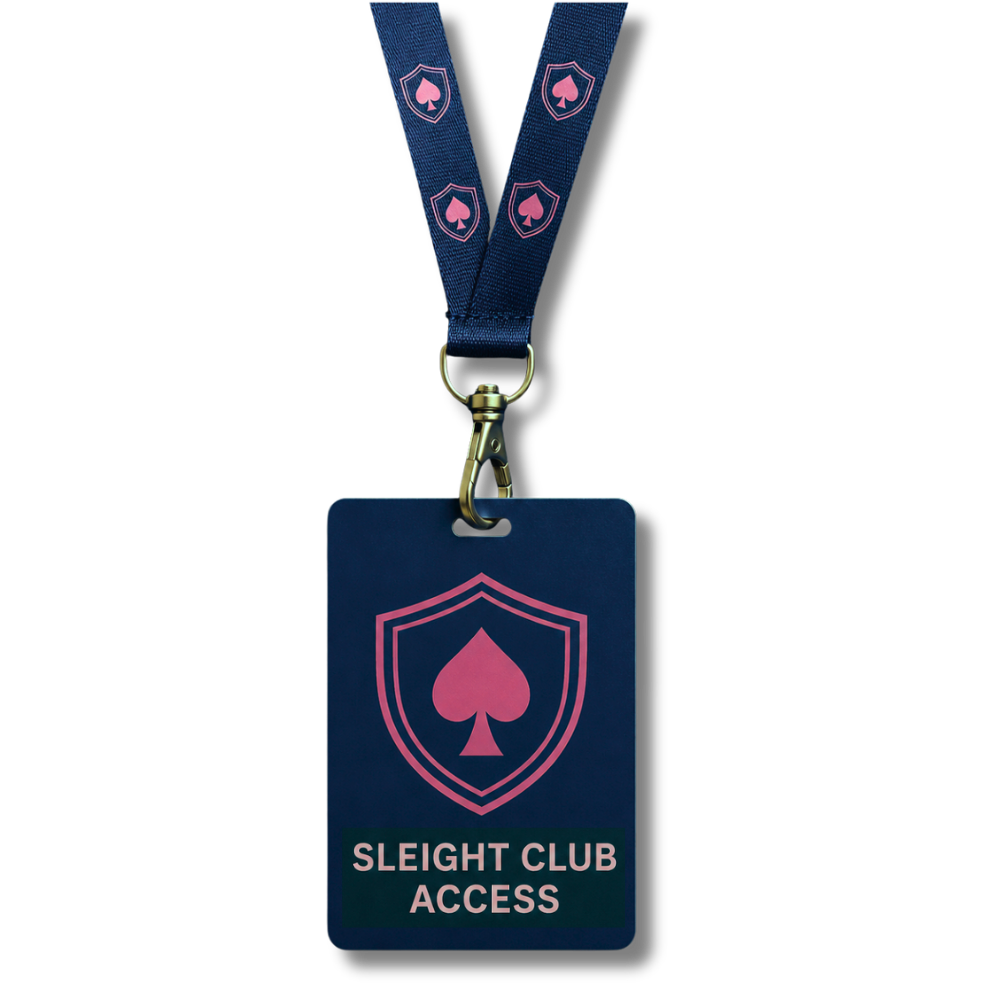 Sleight Club lanyard