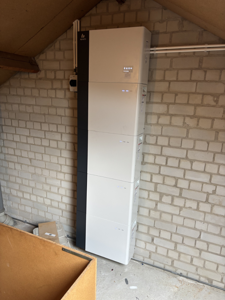 Thuisbatterij installatie