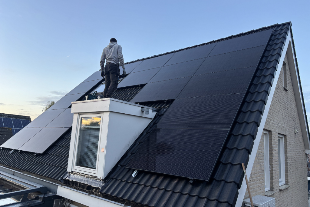 Zonnepanelen op dak