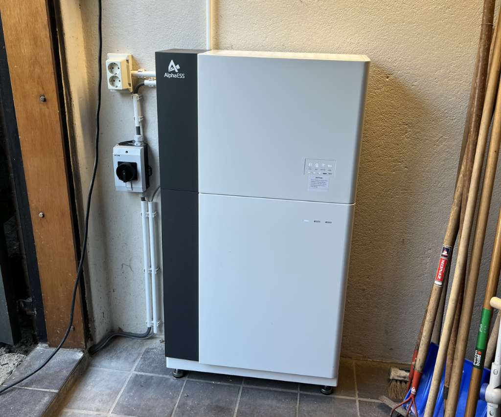 Thuisbatterij installatie