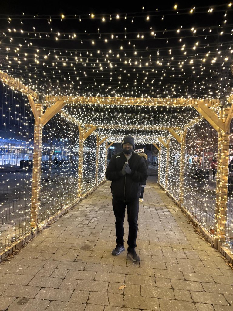 Winter lights — Distillery District, Toronto