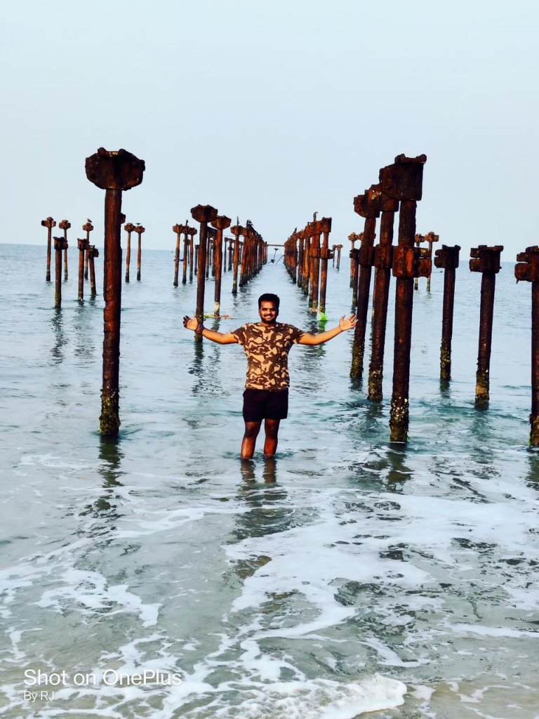 Standing in the ocean — pure freedom
