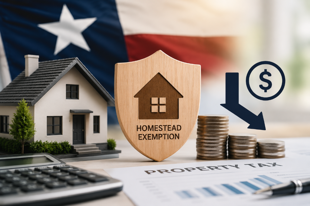 How the Texas Homestead Exemption Helps Offset Texas' High Property Taxes