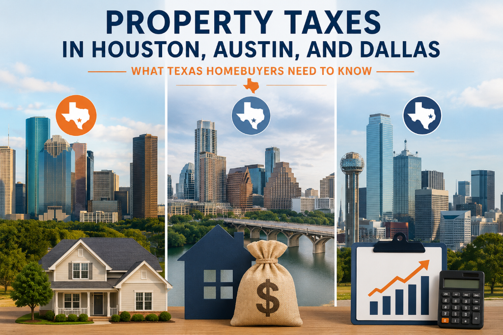 Property Taxes in Houston, Austin, and Dallas: What Texas Homebuyers Need to Know