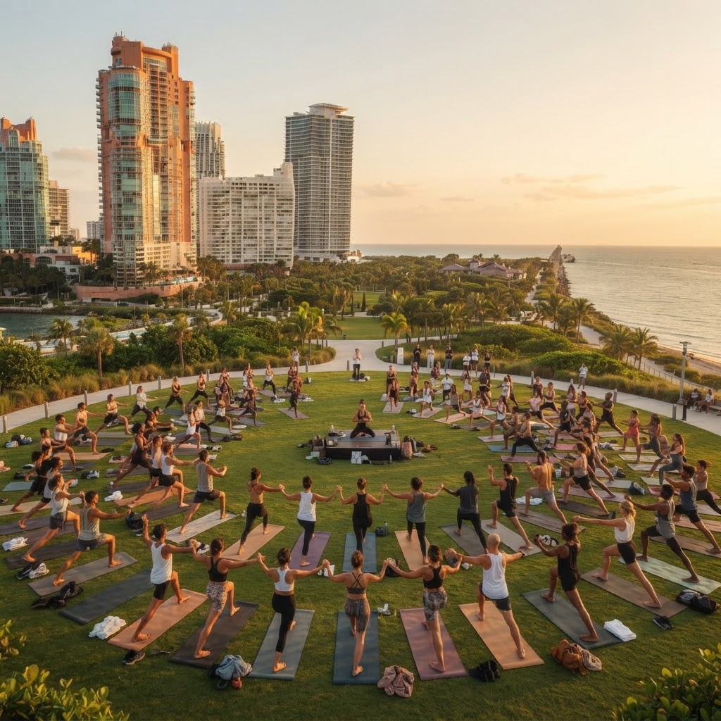 Free Sunday Vinyasa Yoga • Breathwork • Miami Beach • 5:30PM
