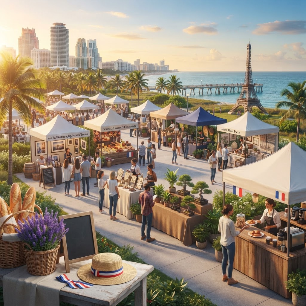 THE FRENCH MARKET IS BACK AT SOUTH POINTE PARK MIAMI BEACH!