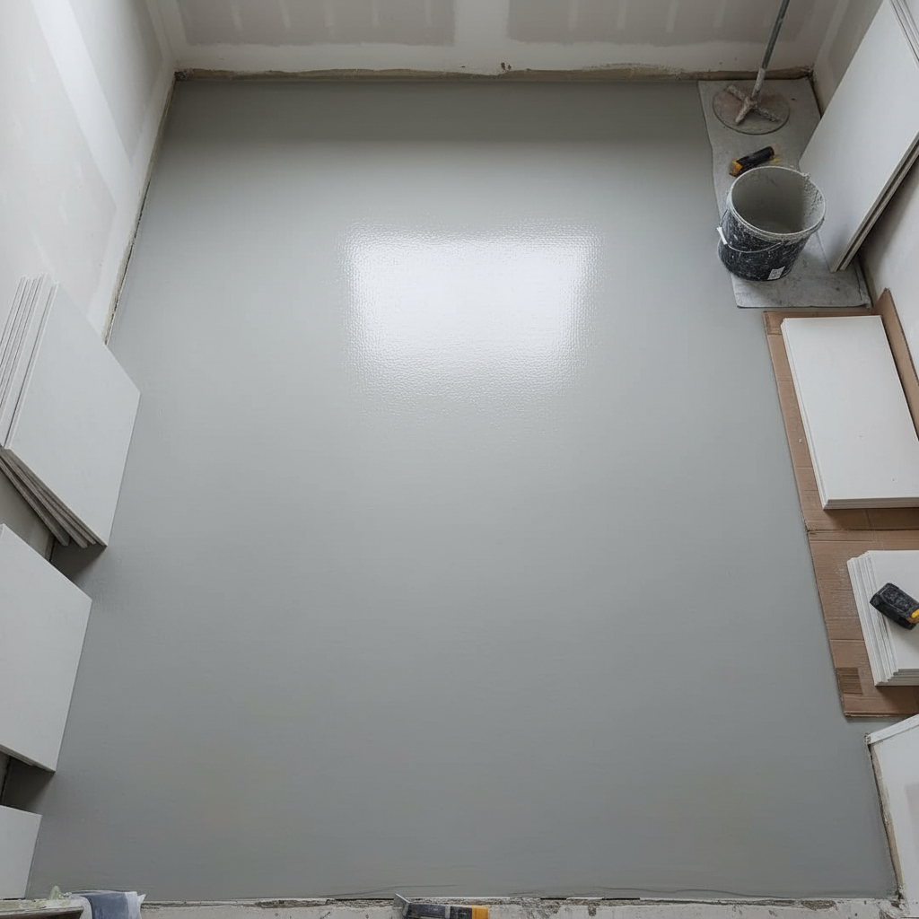 Self Levelling — Bathroom Floor, Doncaster
