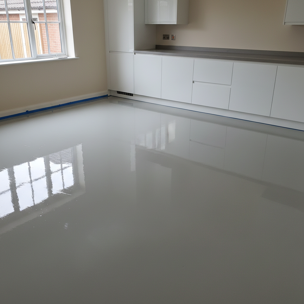 Self Levelling — Kitchen Renovation, Sheffield