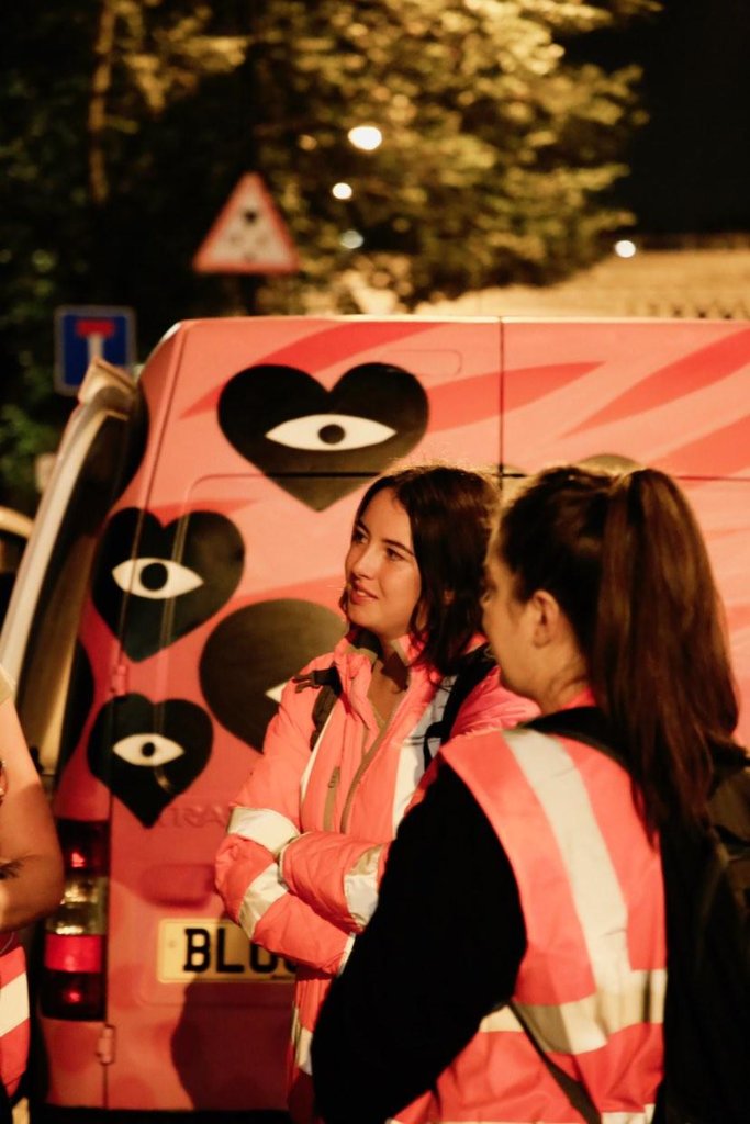 Volunteers together