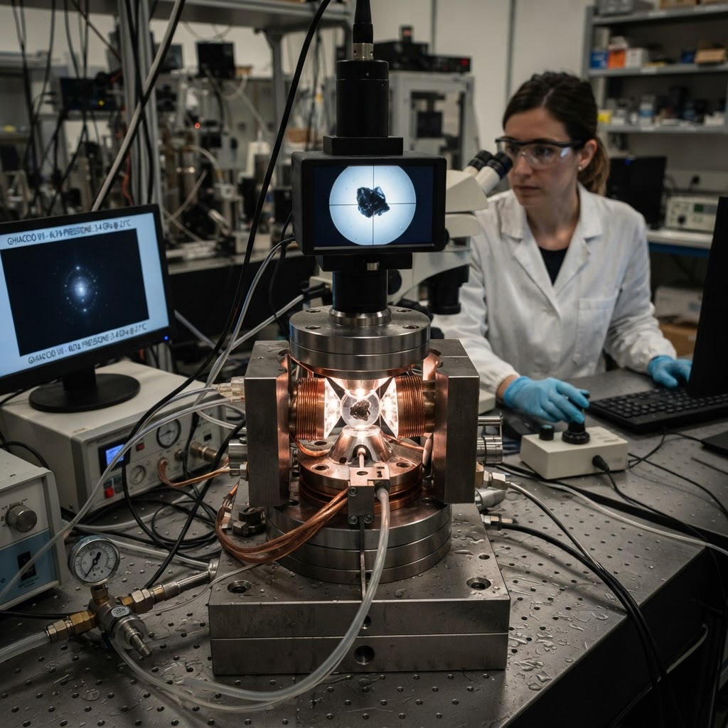 L'enigma del ghiaccio nero di alta pressione