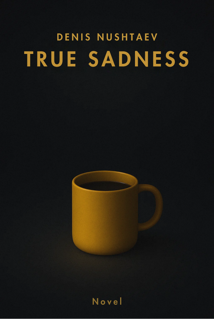 True Sadness — book cover, philosophical novel by Denis Nushtaev
