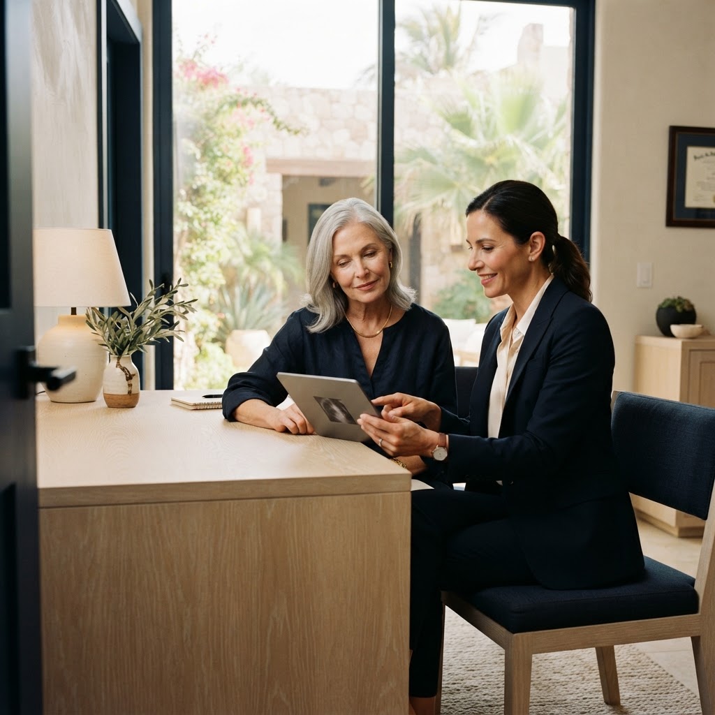 A private physician consultation at Medano Medical Spa
