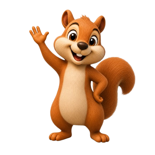 Mascote Esquilo