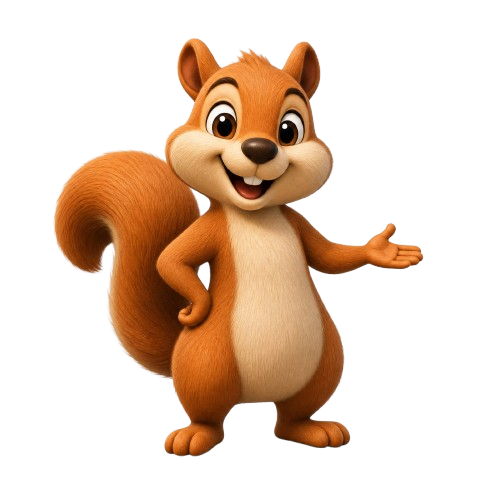 Mascote Esquilo