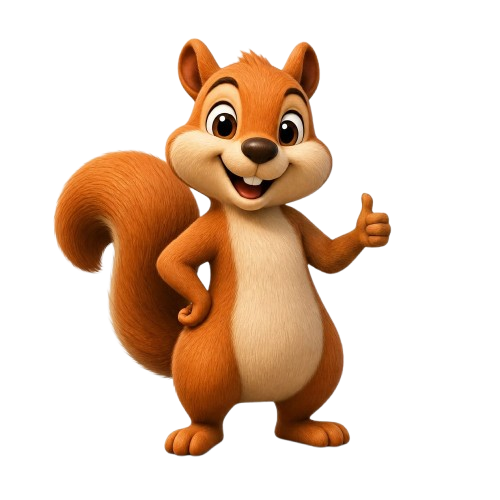 Mascote Esquilo