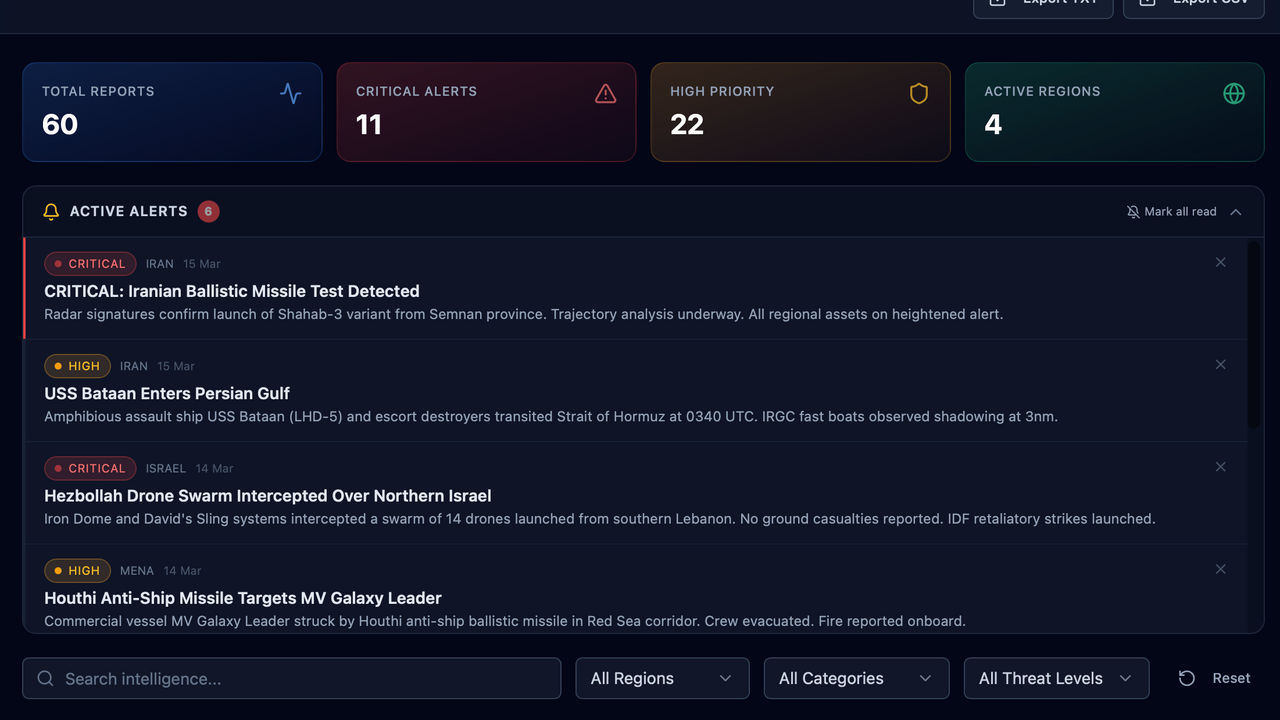 Dashboard für Krisengebiete template preview