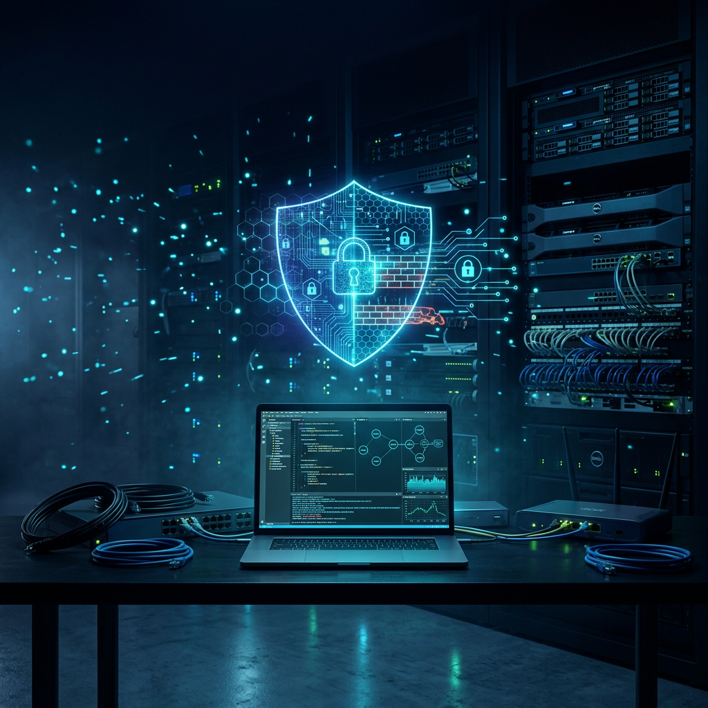 Digital network background