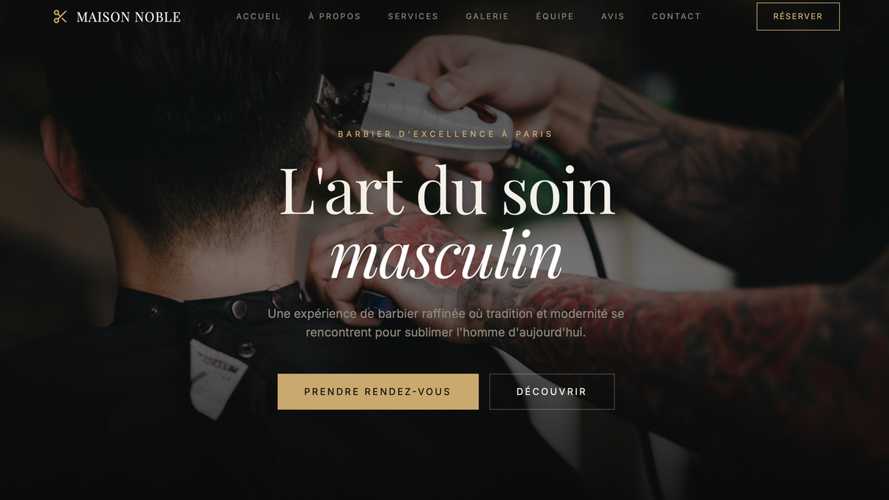 Maison Noble template preview