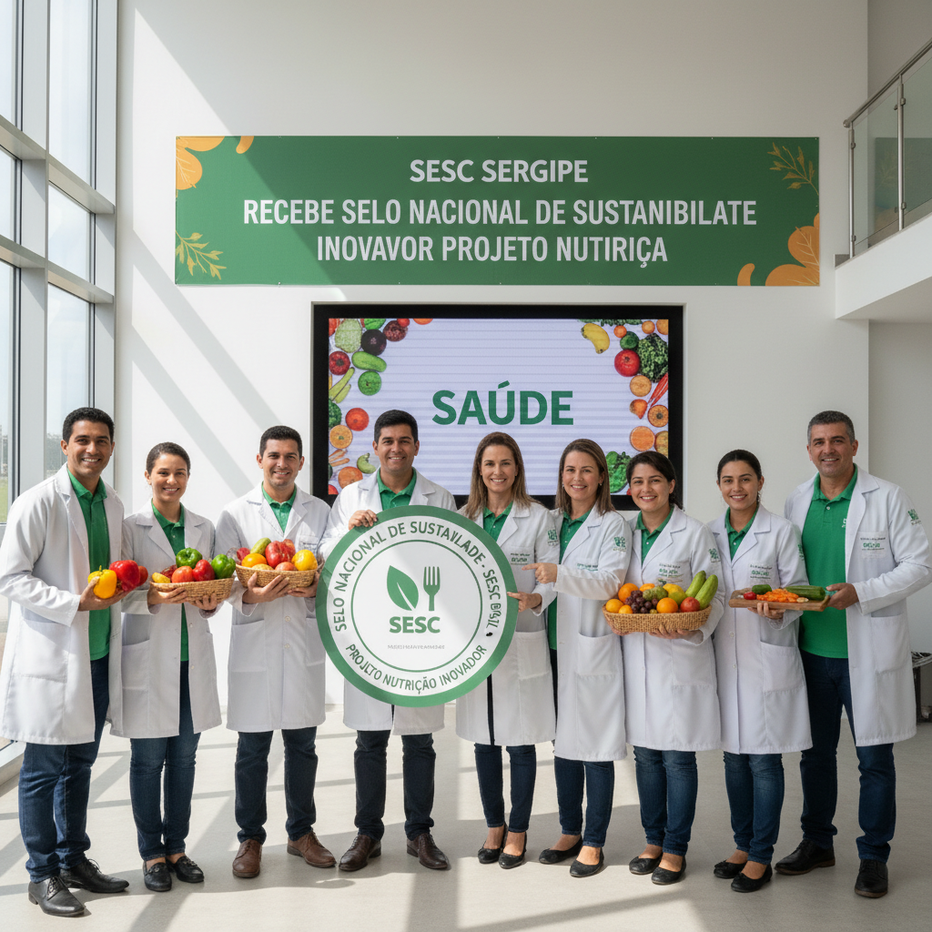 Sesc Sergipe Recebe Selo Nacional de Sustentabilidade com Inovador Projeto Nutrição