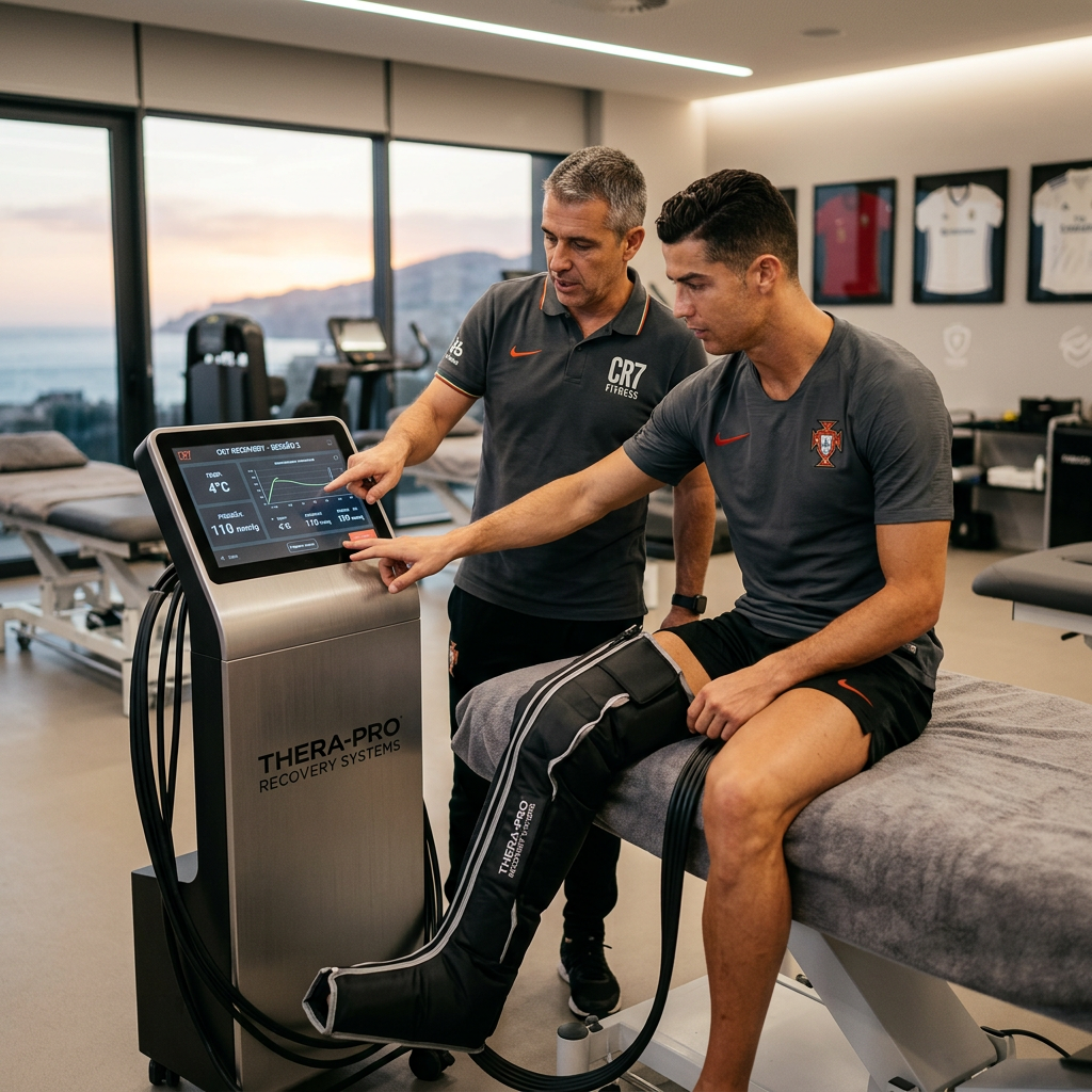 Cristiano Ronaldo e seu segredo de recuperação: o aparelho de R$ 30 mil