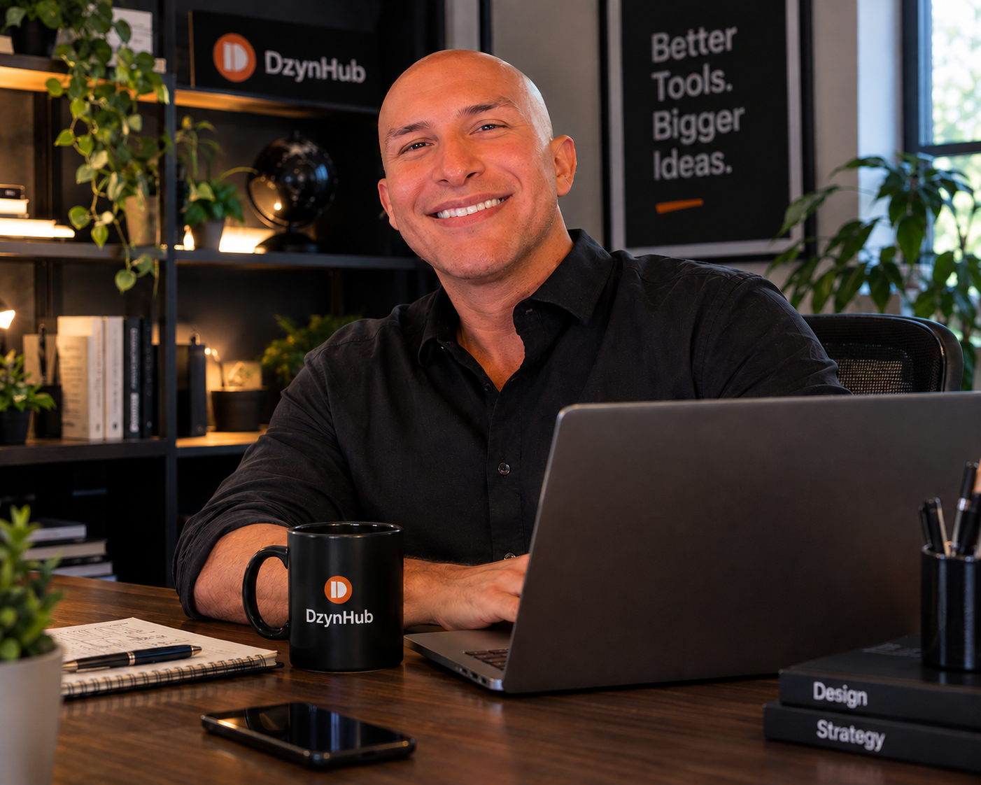 Joseph Deleon, founder of DzynHub