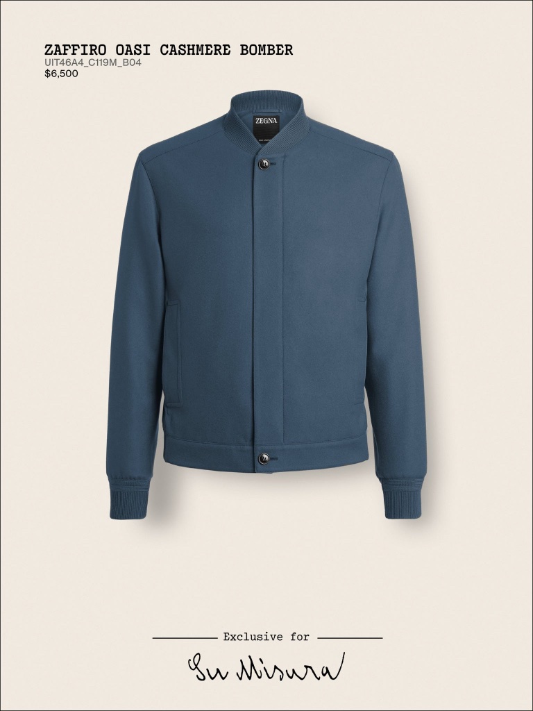 Zaffiro Oasi Cashmere Bomber