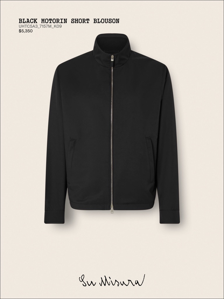 Black Motorin Short Blouson