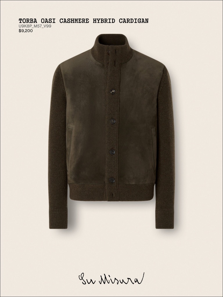 Torba Oasi Cashmere Hybrid Cardigan