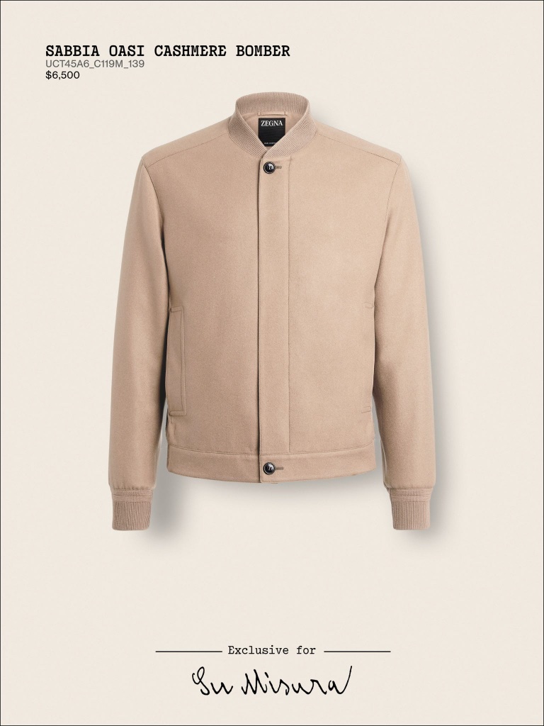 Sabbia Oasi Cashmere Bomber