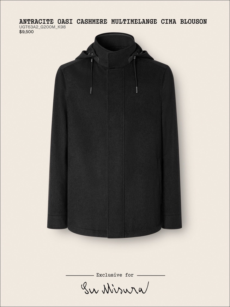 Antracite Oasi Cashmere Multimelange Cima Blouson