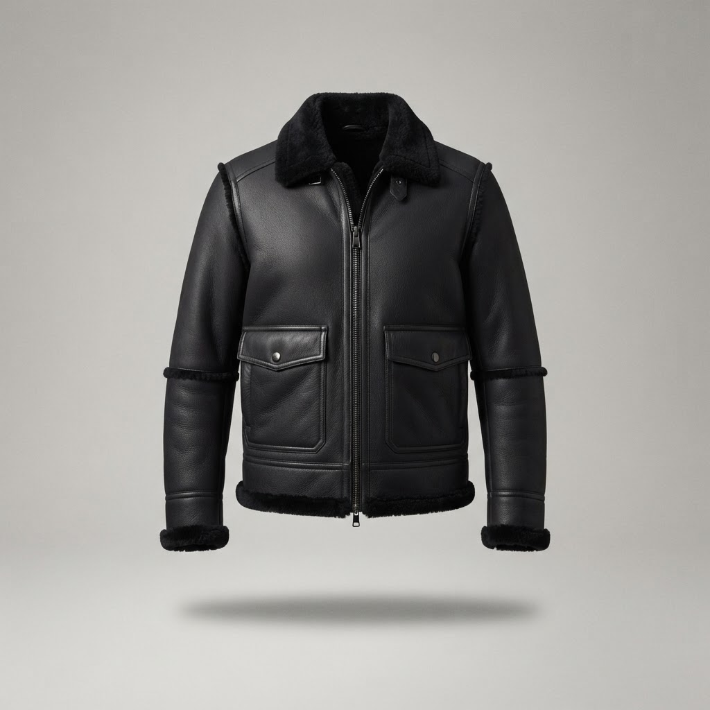 Shearling Blouson · Shirt Collar