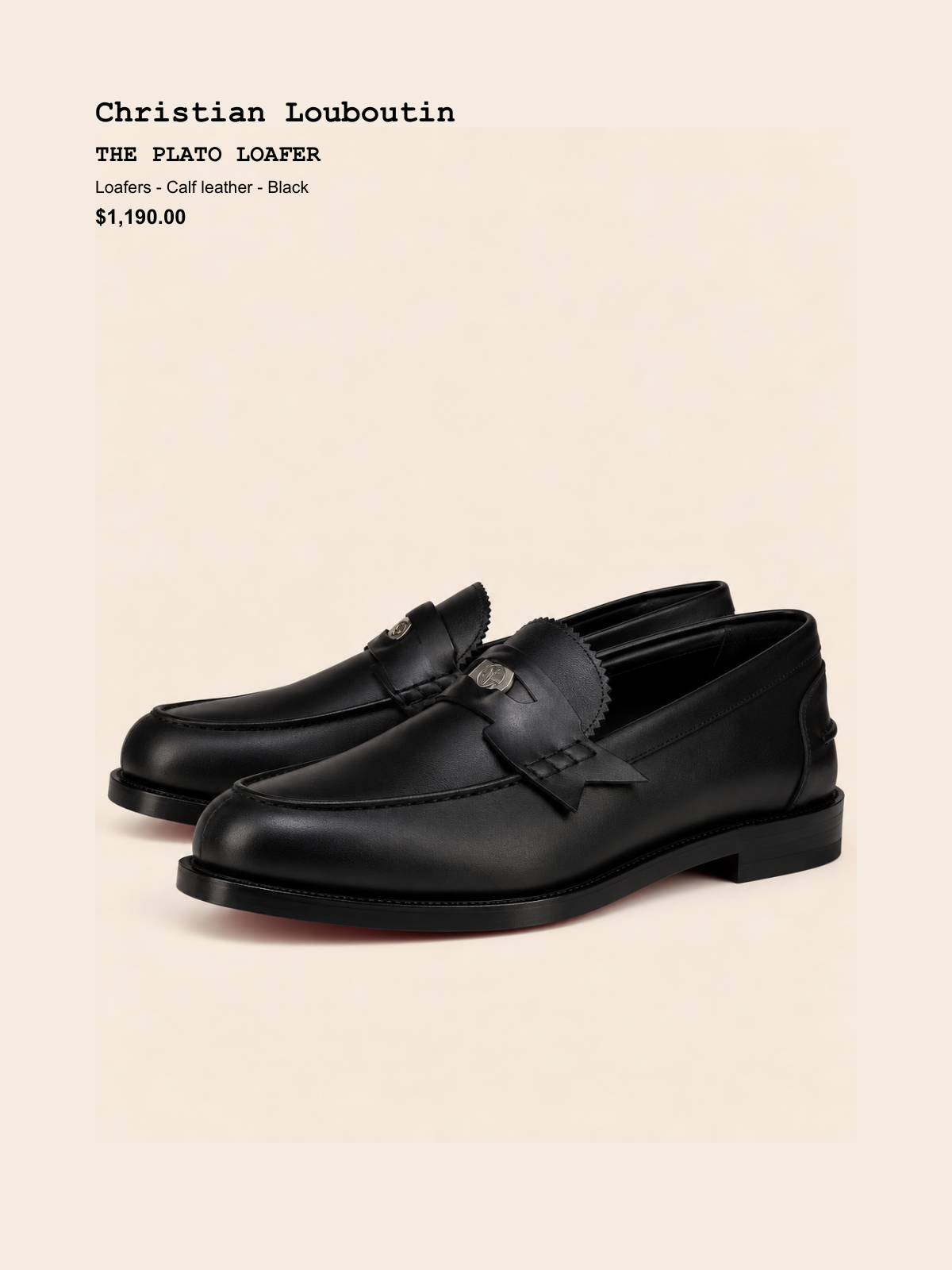 THE PLATO LOAFER