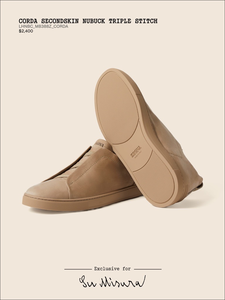 Corda Secondskin Nubuck Triple Stitch