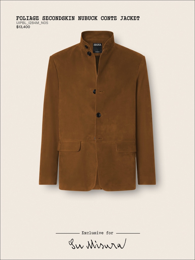 Foliage Secondskin Nubuck Conte Jacket