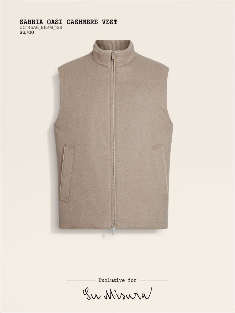 Sabbia Oasi Cashmere Vest