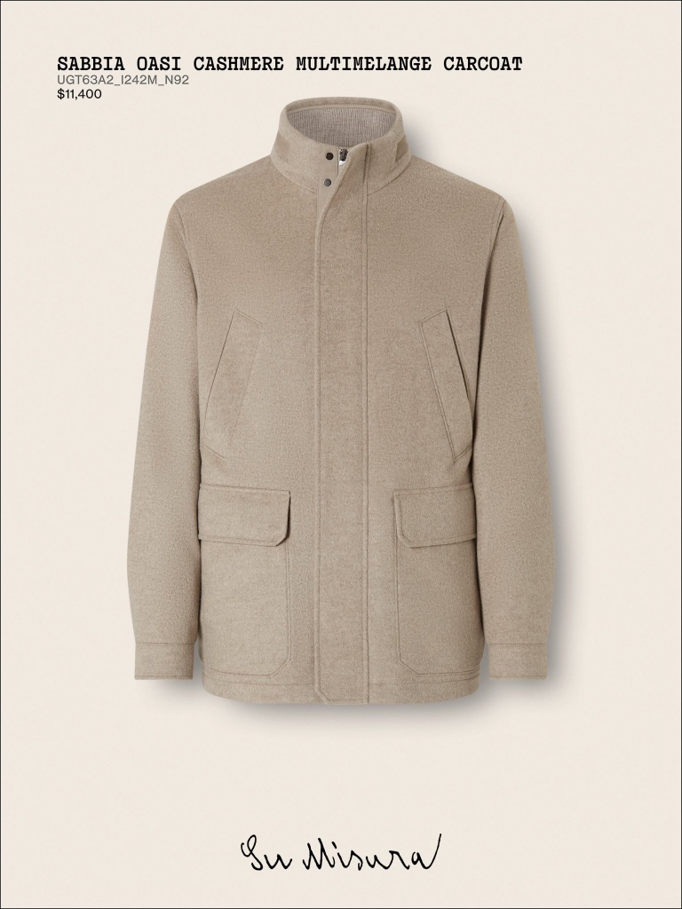 Sabbia Oasi Cashmere Multimelange Carcoat