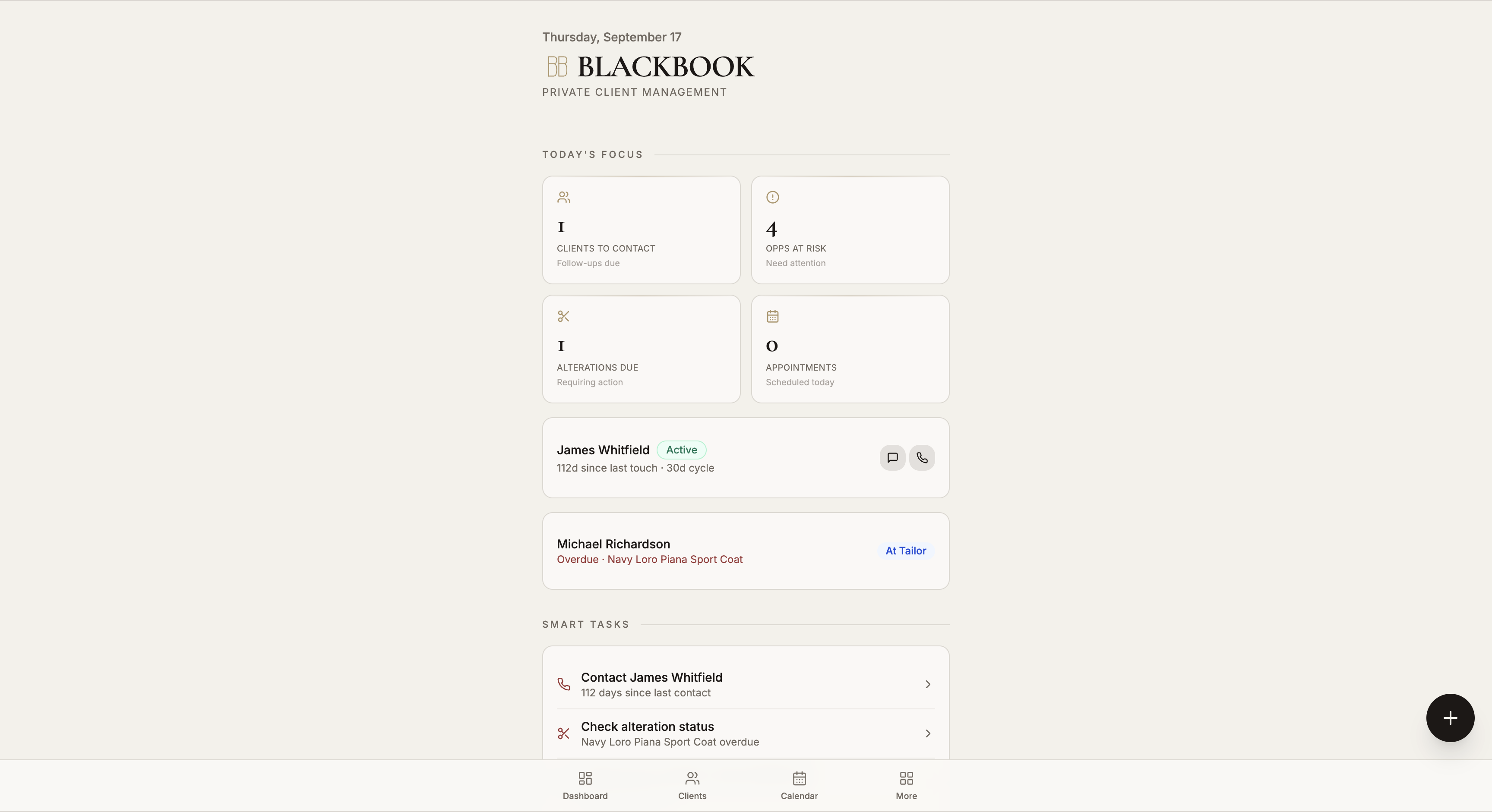 Blackbook website preview