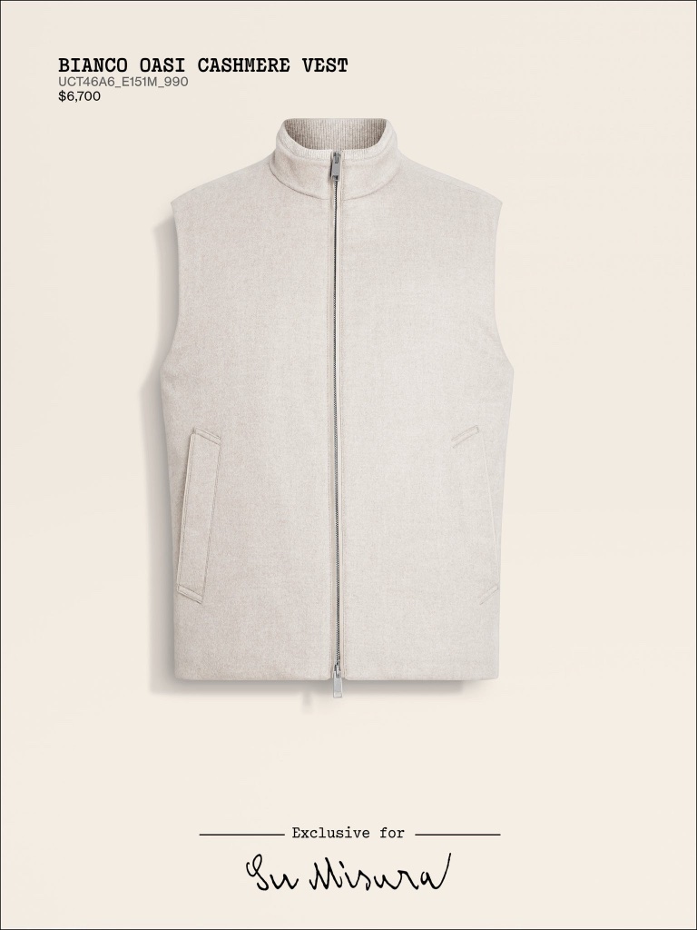 Bianco Oasi Cashmere Vest