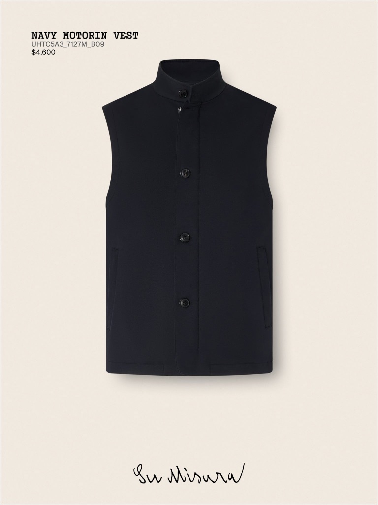 Navy Motorin Vest
