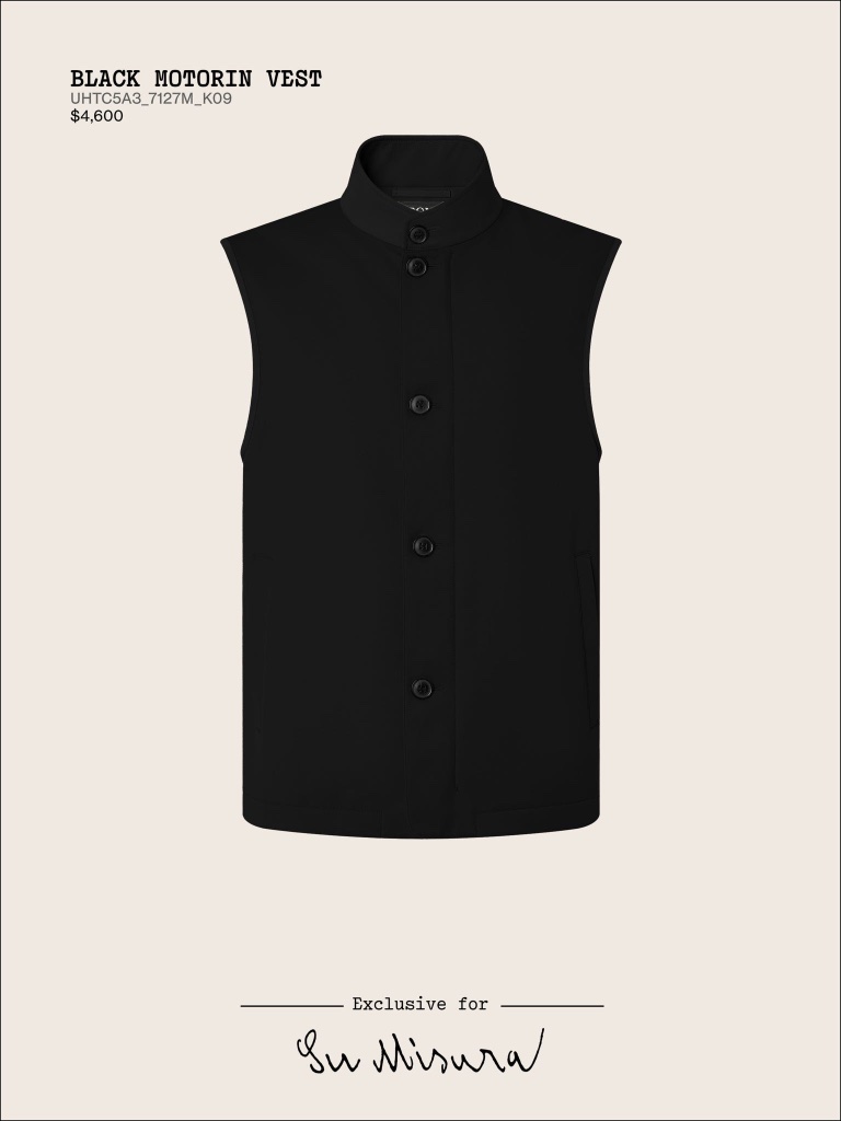 Black Motorin Vest