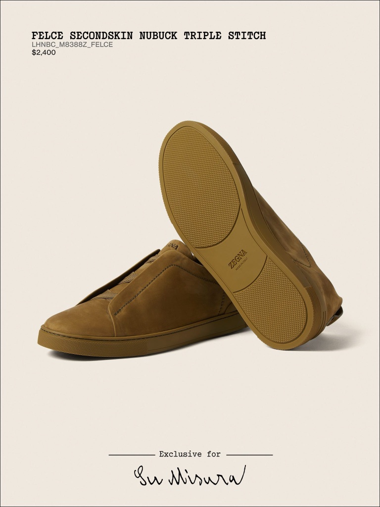 Felce Secondskin Nubuck Triple Stitch