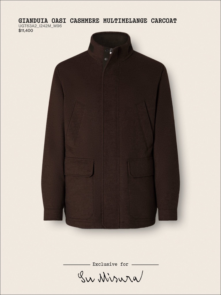 Gianduia Oasi Cashmere Multimelange Carcoat