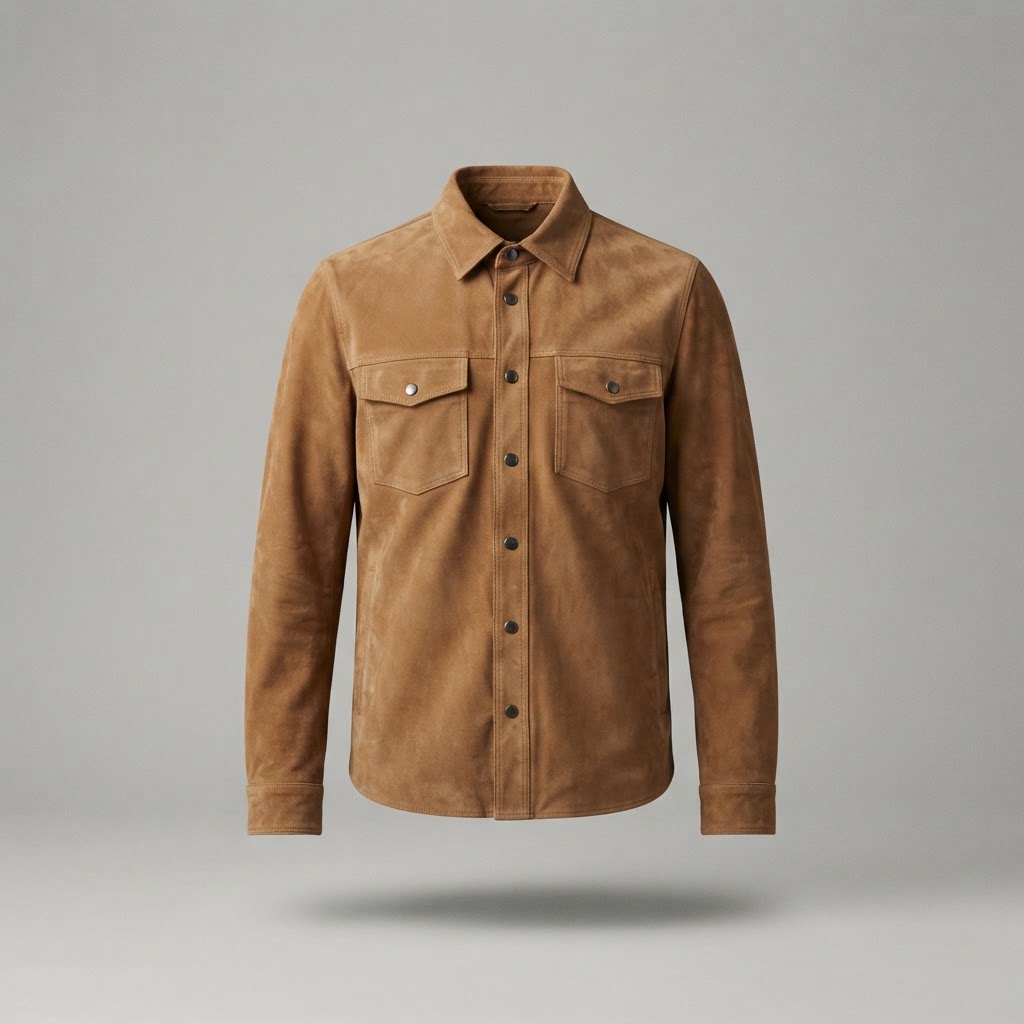 Maremma Light Leather Overshirt