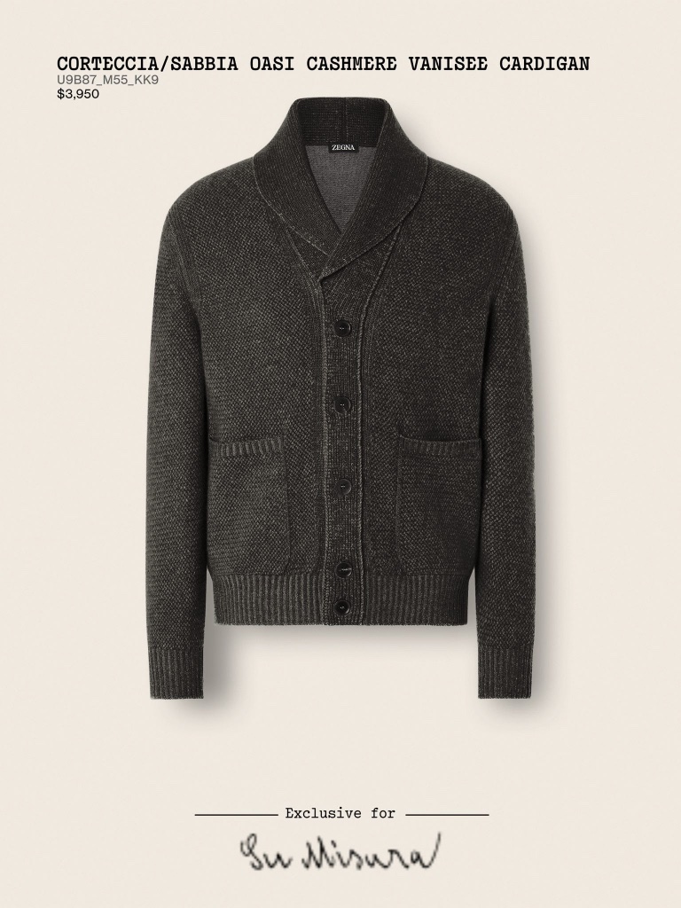 Corteccia/Sabbia Oasi Cashmere Vanisee Cardigan