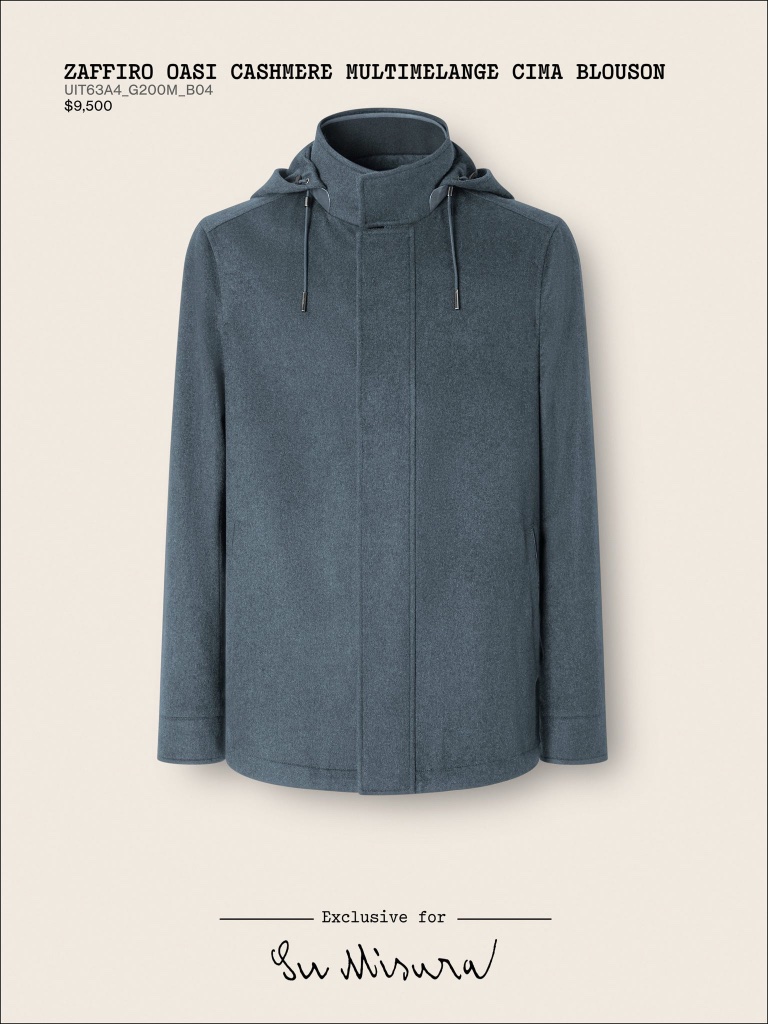Zaffiro Oasi Cashmere Multimelange Cima Blouson