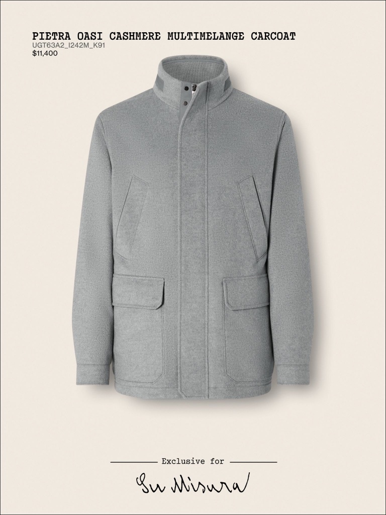 Pietra Oasi Cashmere Multimelange Carcoat