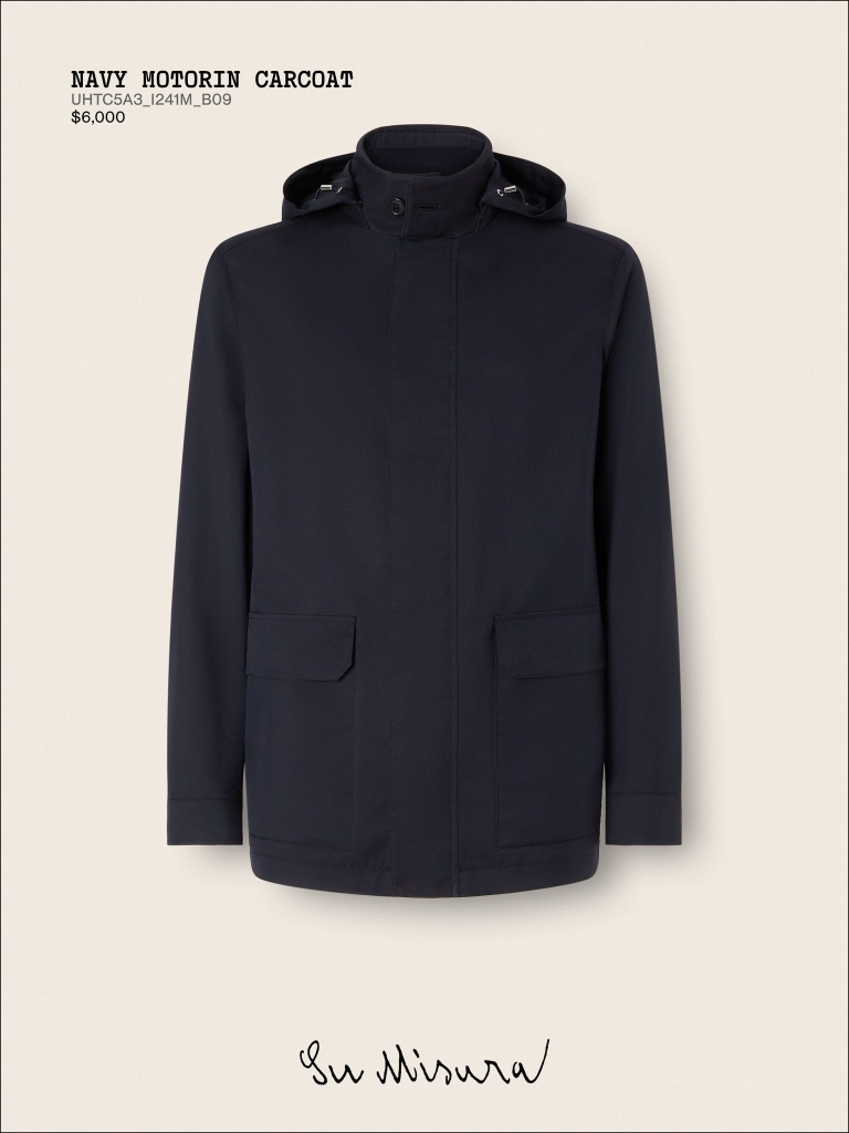 Navy Motorin Carcoat