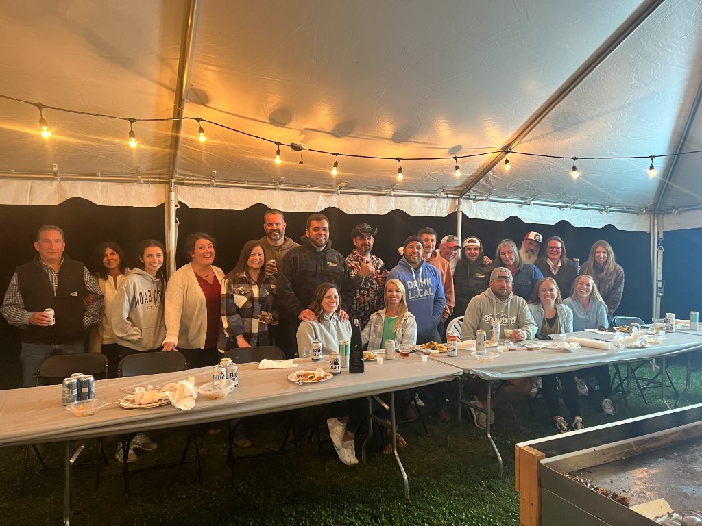 Group photo at event